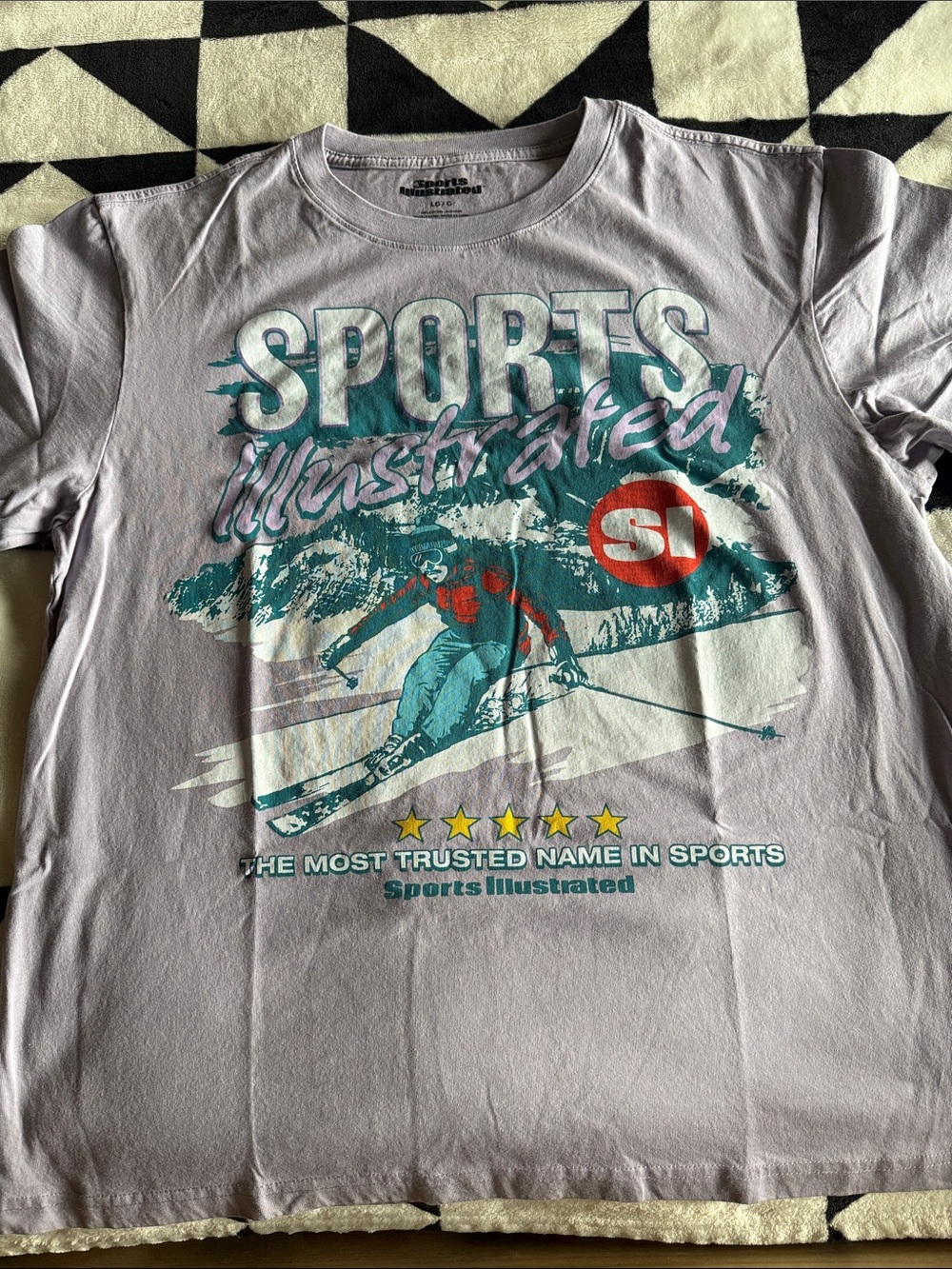 Men’s Graphic T‑Shirt - Light purple